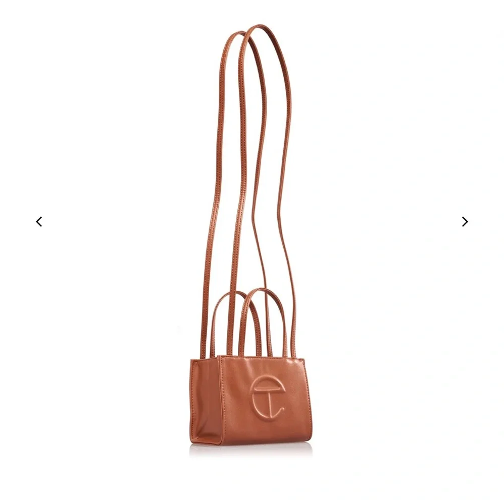 Telfar Small Tan Shopping Bag - Picture 7 of 8